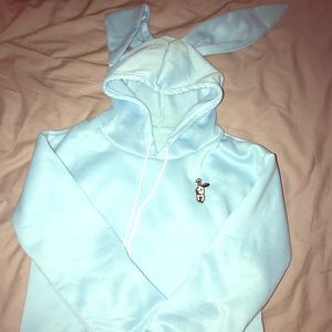 Kawaii Baby Blue Bunny Jacket